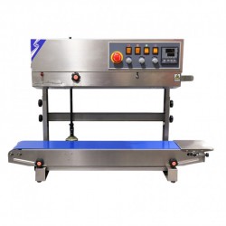 SS Vertical Tabletop Band Sealer /w Dry Ink Printer - RSV1575SSDC